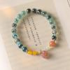 Método antiguo goteo de aceite seguro corazón de azúcar pulsera de ágata nicho amigas diseño Mori pulsera de ágata fuente de sal al por mayor
