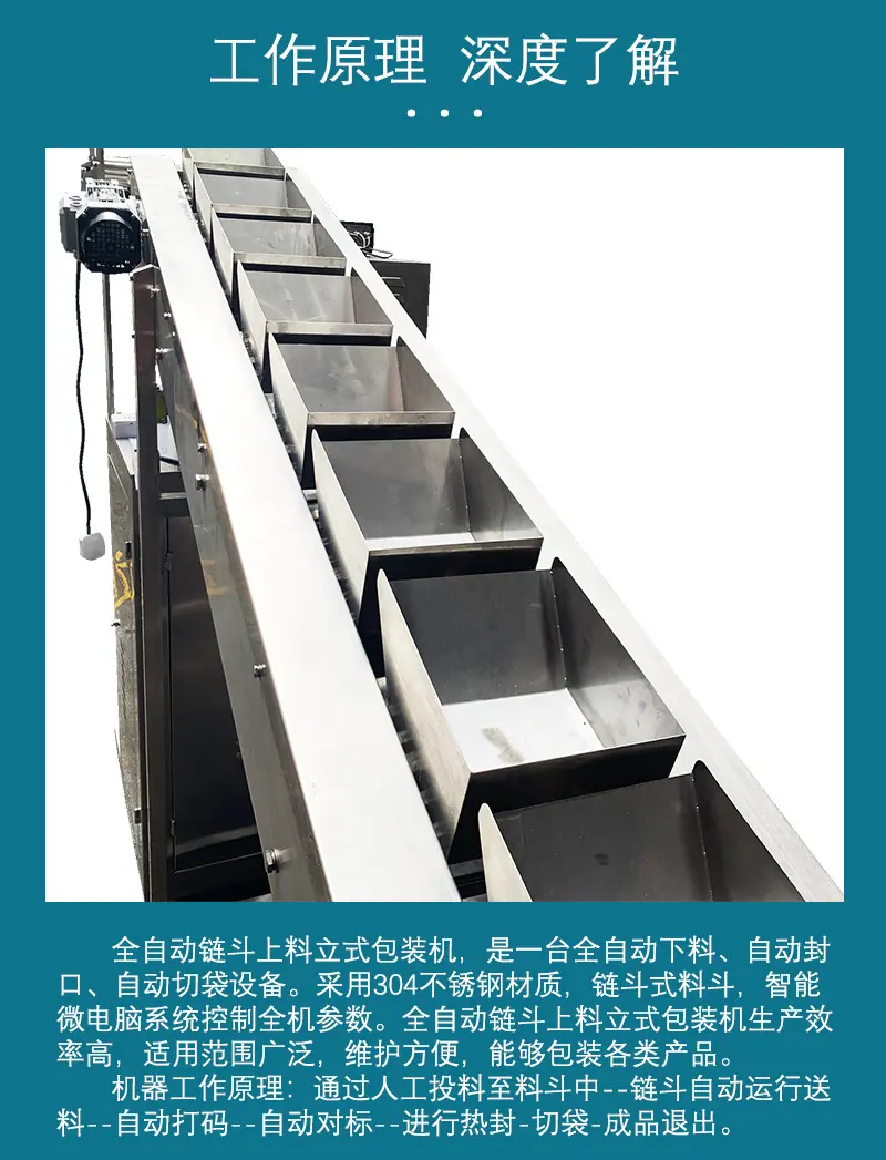 全自动链斗上料立式包装机