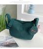 Nova bolsa de ombro da moda feminina, bolsa japonesa de veludo cotelê para estudantes, bolsa transversal de grande capacidade
