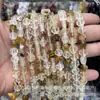 8mm Piedra Natural Cristal Ágata Cruz Cuentas Sueltas Pulsera DIY Collar Accesorios de Joyería Cuentas Semi-Terminadas Mayoreo