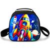 Bolsa de almuerzo DIY impresa de astronauta para trabajadores de oficina, estudiantes de primaria y secundaria, bolsa para lonchera de niños con bolsa para comidas