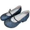 Zapatos de Madre Estilo Chino de Boca Baja, Nuevo Estilo Primavera y Otoño 2026, Ligeros, Versátiles, Zapatos Individuales Bordados a Mano, Zapatos de Suela Suave