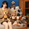 Animales del Bosque Elefante Peluche Lindo Jirafa León Tigre Muñeco Muñeca de Trapo Regalo de Cumpleaños para Niños