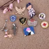 Producción profesional de fábrica empresa de insignias metálicas aniversario escolar broche Insignia medalla conmemorativa personalización