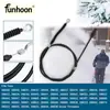El cable de control del deflector de nieve para barredora de nieve 105-9990 es compatible con el cable deflector de barredora de nieve Toro y es un componente duradero