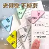 Clip Transparente Multifuncional para Esquina para Organizar Exámenes, Libros, Carpetas Triangulares, Papelería, Papel A4 y Recibos