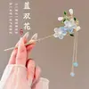 Pente de cabelo estilo antigo para mulheres, novo pente de madeira para coque estilo chinês com toque de alta qualidade, pente com borla, acessório de cabelo tradicional Hanfu