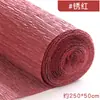 Color hecho a mano diy flor de papel crepé papel de regalo material papel frotado a mano rosa de papel papel rizado crepé jardín de infantes