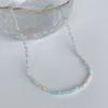 Collar de Cristal de Color Punto de Color Lindo de Verano Combinación de Colores Mixtos Diseño Creado por Yuan Combinación de Colores Envoltorio en Capas y Apilado