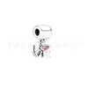 Colar Pingente Panjia Prata 925 Asas de Anjo Trevo de Quatro Folhas Pata de Gato Chupeta Amigo do Ursinho Pooh Porquinho Pombo Pingente