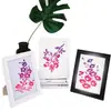 Amazon Plantillas de Pintura Hueca Floral y de Plantas Plantilla de Arte de Pared Pintada a Mano Moldes Auxiliares de Dibujo DIY