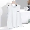 [Entrega Rápida] Regata de Secagem Rápida Sem Mangas Tecido de Seda Gelada Top Esportivo Solto Manga Curta para Corrida Treinamento Fitness