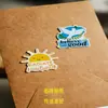 Pegatinas de Dibujos Animados Coloridas en Inglés Transfronterizas, Frases Inspiradoras Personalizadas, Pegatinas Decorativas de Pared tipo Graffiti, Calcomanías al Agua, Al Por Mayor en Stock