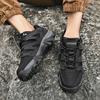 Sapatos Esportivos Masculinos de Renda para Todas as Estações Sapatos de Caminhada Resistentes ao Desgaste com Solado Grosso Baixo Tênis Casuais de Caminhada Grande Tamanho Transfronteiriços