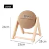 Placa Arranhador para Gatos, Brinquedo para Gatos, Bola Arranhadora de Madeira para Gatos, Corda de Sisal Enrolada à Mão para Afiar as Garras, Estrutura de Escalada para Gatos, Poste Arranhador Durável para Gatos, Suprimentos para Animais de Estimação