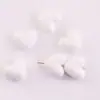 Contas Soltas Cor de Doce Brilhantes Cor Sólida com Furo Reto em Formato de Coração Acessórios para Pulseira com Pingente em Formato de Coração para Fazer à Mão DIY