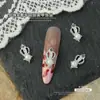 Celebridad de Internet Serie Chica Miaojiang Accesorios para Uñas Estilo Zirconia Estrella y Luna Perla Lujo Estilo Palacio Decoraciones para Uñas Venta al por Mayor