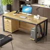 Escritorio de oficina para personal, escritorio de computadora para una persona, escritorio de oficina simple, escritorio de escritura moderno minimalista para el hogar, escritorio de entrenamiento