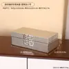 Caja de almacenamiento multifuncional vintage para uso doméstico con asa, joyero de madera, adorno de escritorio, caja de regalo para almacenamiento de accesorios y artículos varios