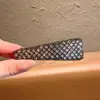 2026 Nuevo Modelo Exquisito de Gama Alta Resistente Pinza de Pelo Triángulo con Pedrería Pinza BB Pinza Lateral Pinza para Flequillo Clip para el Cabello