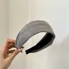 Diadema de rayas plisada estilo coreano para mujer, versión ancha, diadema de corona alta, suave y elegante, diadema diaria, pinza para el pelo, accesorio para el cabello