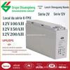 Bateria Shuangdeng estreita extremidade frontal 6-FMX-100B 12V100AH estação base de comunicação solar RV