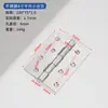 Bisagra pequeña de bisagra de acero inoxidable con núcleo de acero para puerta de gabinete de ventana batiente y caja de ventana bisagra plegable silenciosa simple mini bisagra pequeña