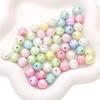ABS imitação de pérola cor misturada pequena gravata borboleta coração de pêssego abóbora contas DIY artesanal frisado pulseira colar acessórios