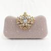 Bolsa de noche vintage de comercio exterior Bolso de mano Bolso para mujer Cheongsam Bolso para vestido de banquete Bolso de mano clutch con incrustaciones de diamantes