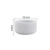 Caja de almacenamiento cilíndrica lisa a rayas molde de resina de silicona pegamento diy tanque de almacenamiento taza adornos de yeso venta al por mayor