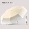 Paraguas Plegable Totalmente Automático de Vinilo con 70% de Descuento Transfronterizo, Alto Valor Estético, Doble Uso para Sol y Lluvia, Paraguas de Apertura y Cierre Automático al por Mayor