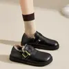Zapatos Birkenstock Cómodos de Suela Gruesa para Mujer, Zapatos de Piel con Forro de Lana, Nuevos Zapatos Peludos Cálidos de Invierno 2025, Mocasines de Suela Suave