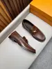 Mocasines de Piel Genuina con Hebilla Metálica de Lujo Ligero Europeo y Americano para Hombre, Slip-on, Marca L, Tendencia, Zapatos de Piel de Vaca, Transfronterizos, Tallas Grandes para Hombre