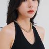 Directo de fábrica hip-hop metal collar estilo coreano cadena para clavícula de perlas para mujer tendencia Joker sonido de sacudida modelos explosión collar venta al por mayor