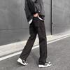 Pantalones casuales americanos de otoño y verano para hombre, diseño de calle, ropa de trabajo, pantalones rectos con diseño de uñas, pantalones rectos 2025