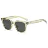 Gafas de sol con montura negra y marrón para mujer de GM 2024, nuevas gafas de sol avanzadas anti-ultravioleta, las gafas para hombre se pueden equipar con un grado de miopía.