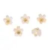 Kit de Material para Bijuterias Artesanais DIY Pulseira Colar Pingente Flor de Cerejeira de Vidro Fresco