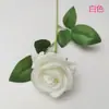 Flor Artificial Rosa Pérola Única Flor de Plástico Decoração de Hotel Decoração de Mesa para Casa Móveis para Casa