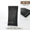 Bolsa de cuero para gafas de alta gama cierre automático de resorte bolsa para gafas de sol bolsa de almacenamiento de moda bolsa para gafas de sol con lámina de acero