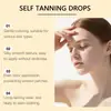 Suero de Bronceado OCEAURA: Sérum conveniente y fácil de aplicar para un tono de piel bronceado natural en verano sin exposición al sol