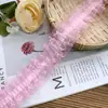 Accesorios de ribete de encaje rosa decoración DIY hecha a mano dobladillo de falda accesorios de ropa volantes plisados encaje