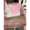 Bolso de Lona Pintado con Letras Grandes de Mujer Tailandesa Suave 2024 Nuevo Bolso de Hombro de Moda Versátil