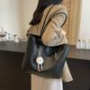 Bolsa Tote Retrô de Cor Sólida, Elegante e Única, de Alta Qualidade para Mulheres, Versátil, Casual, para o Trabalho, Estudante, Nova Bolsa de Ombro