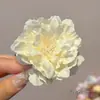 Didy No Tiene Miedo del Mismo Pasador Verde de Phalaenopsis Flor Lateral Flor Artificial Tocado Accesorios para el Cabello de Viaje a la Costa