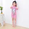 Desenhos animados europeus e americanos crianças swimwear bonito meninos e meninas swimwear pequenas e médias crianças de uma peça bebê de secagem rápida atacado