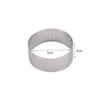 Anillo Perforado Redondo de Acero Inoxidable 304 Estilo Francés para Tarta, Anillo para Tarta de Frutas, Molde para Base de Tarta, Anillo para Mousse, Molde para Queso