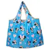 2025 Nueva Bolsa de Compras Plegable Tela Floral Portátil Poliéster Tote Bolsa de Almacenamiento Gran Capacidad Bolsa para la Compra del Supermercado Venta al por Mayor