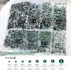 Acessórios de Nail Art Esmeralda Ss3Ss4 Cristal Plano Diamante DIY Pacote de Material para Unhas Usável Diamante de Nail Art Lote Inteiro Brilho