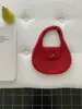 Bolso de mano de felpa suave estilo coreano, mismo estilo que el de las bloggers, bolso pequeño de punto versátil, adecuado para el uso diario en otoño e invierno