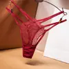 Lingerie Sexy para Mulheres, Tanga de Renda, Calcinha Fio Dental Transparente de Cintura Alta Tentação Estilo Europeu e Americano Roupa Íntima Sexy